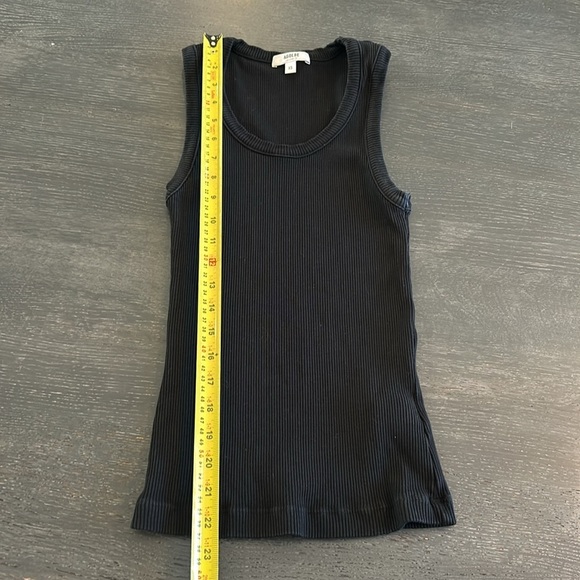 AGOLDE  Ribbed Poppy Tank in Black - Picture 10 of 11